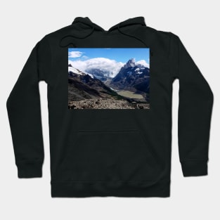 Majestic Patagonian Andes mountains Hoodie